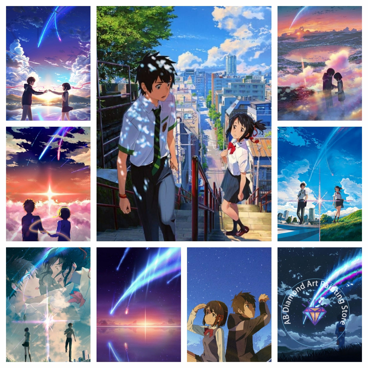 Art Craft Names - Your Name Japan Anime AB Diamond