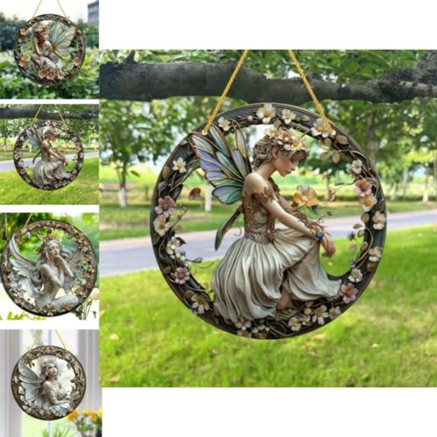 Art Craft Flower - Flower Fairy Garden Decorations Angel Wing