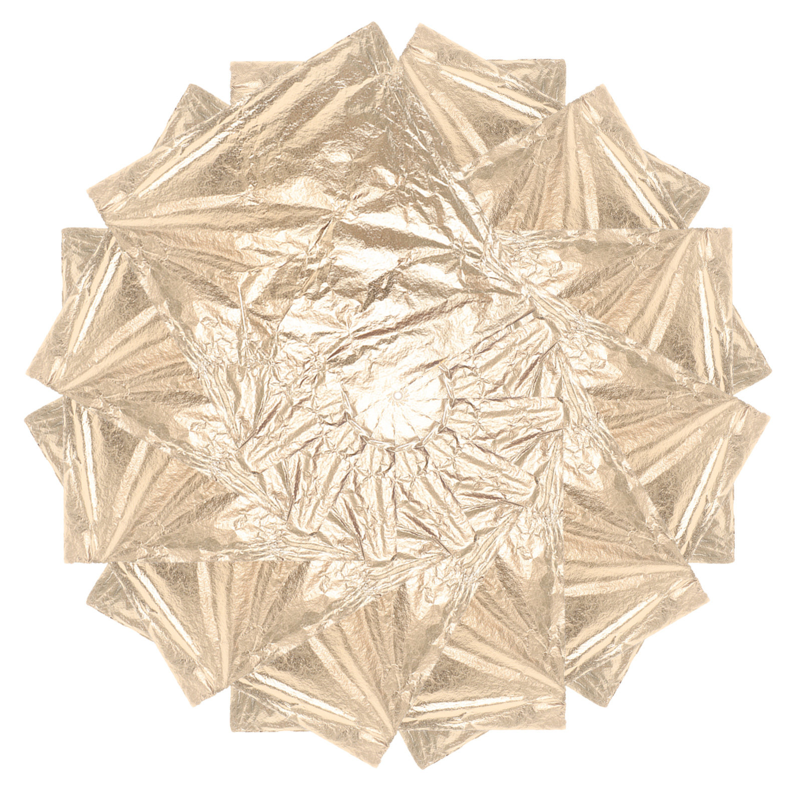 Art Craft Paper - 100 Sheets Gold Foil Leaf Paper