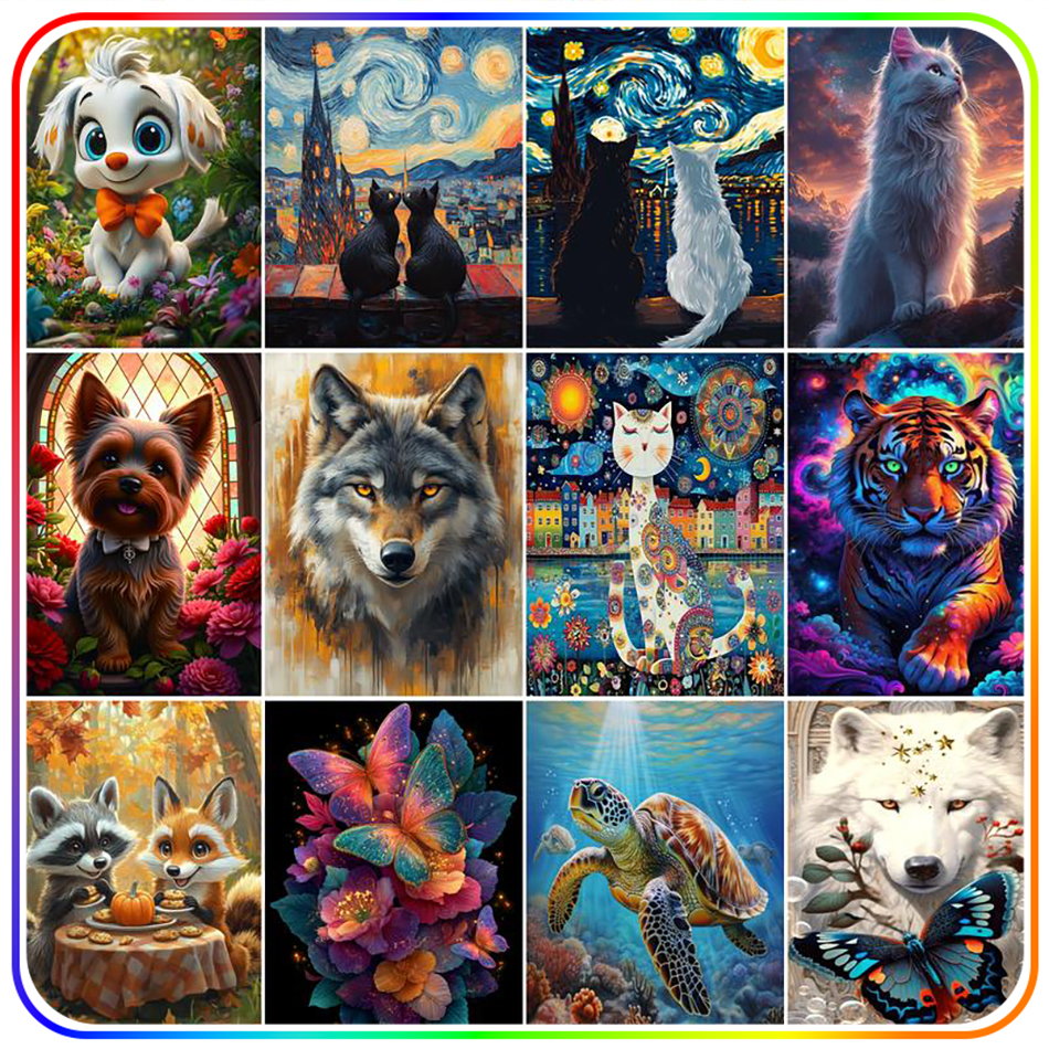 Wallpaper Art And Craft - SDOYUNO 5D Diamond Painting Cross Stitch