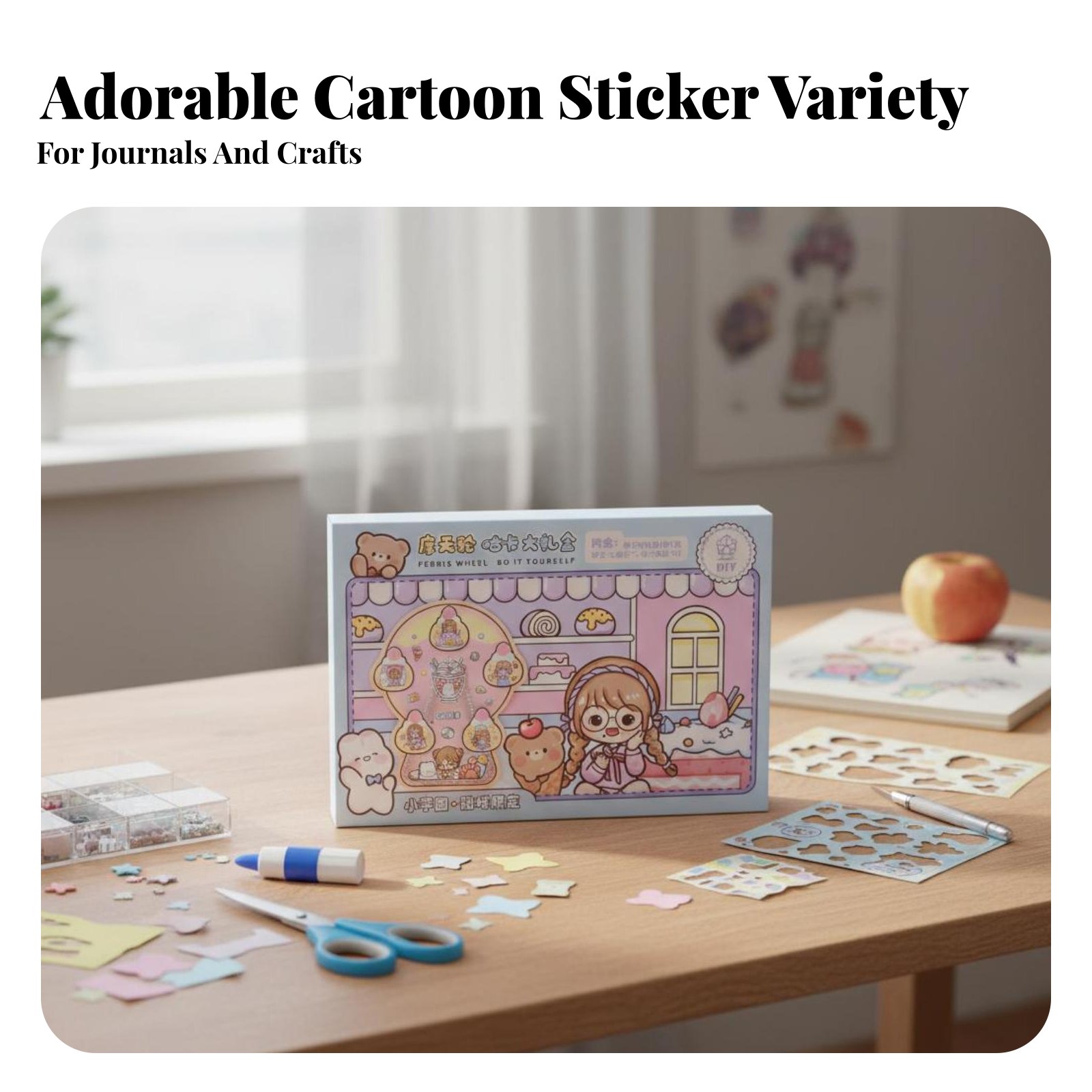 Art Craft Paper - Amusement Wheel Wheel Guka Display Set