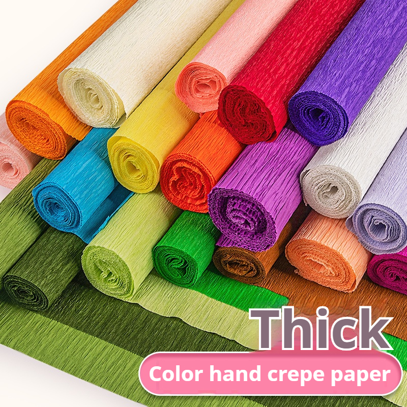 Art Craft Paper - 1Roll Crepe Paper 50x250cm Colored Roll