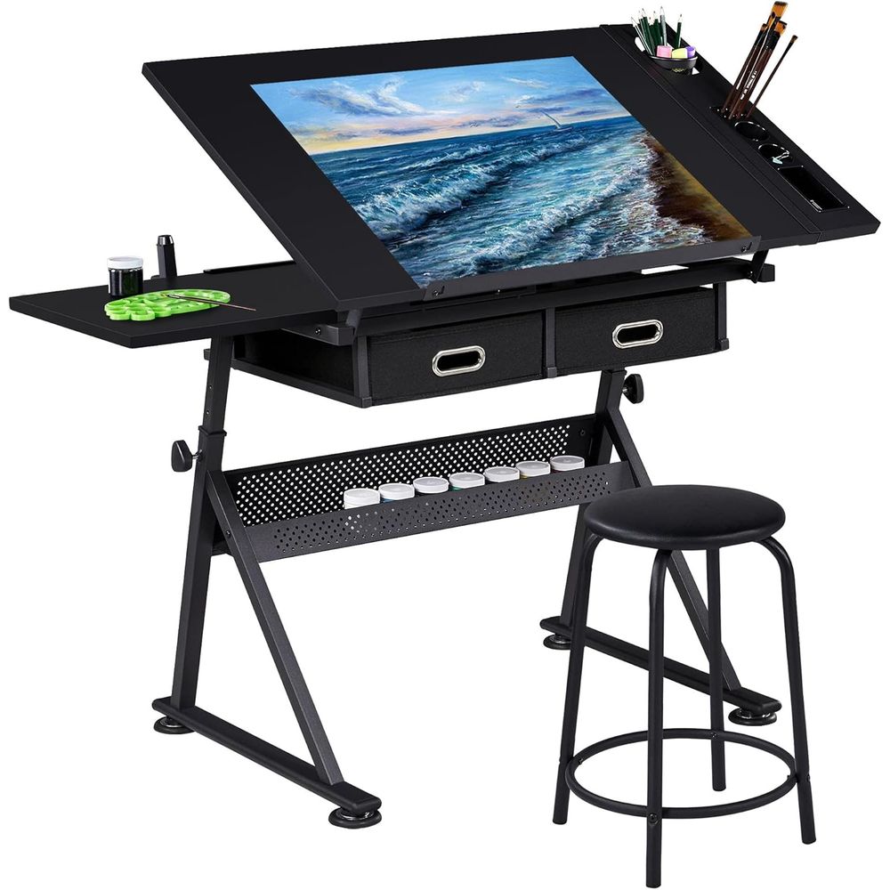 Art Craft Table - Drafting Table for Artists, Height Adjustable