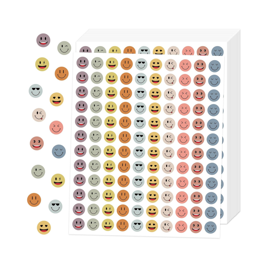 Art Craft Using Paper - 2400 Pcs Boho Expression Stickers –