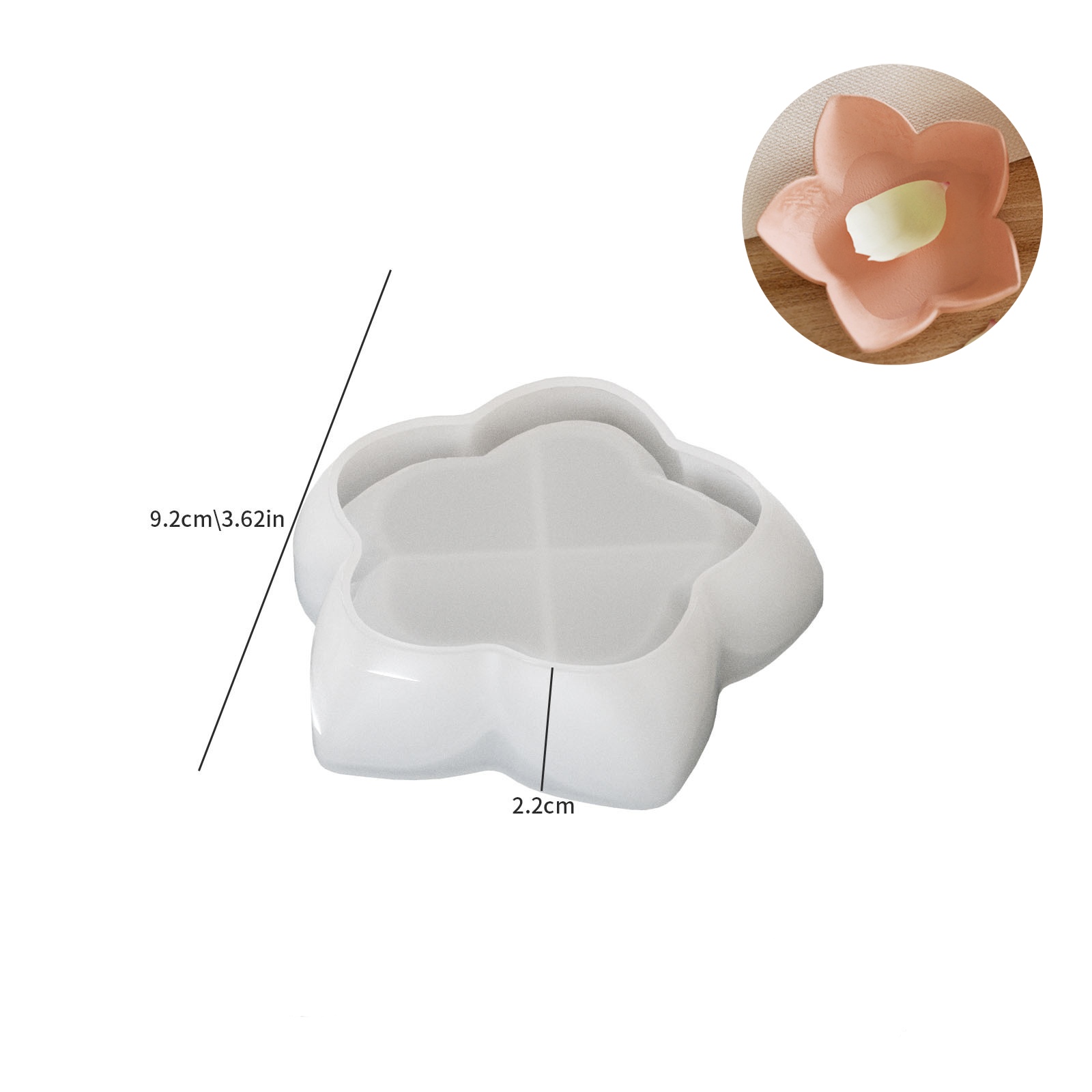 Petal Plate Dish Jewelry Plate - مراجعة Art Craft Flower وسعره