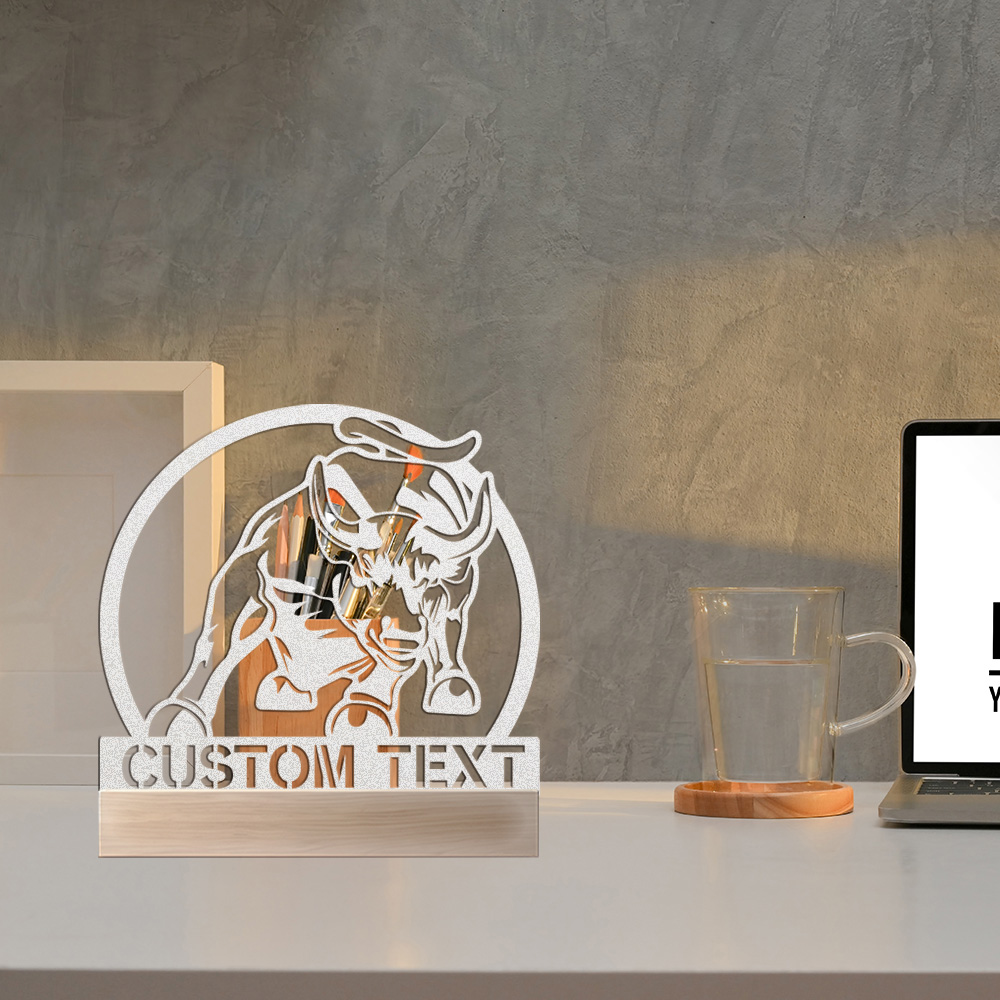 1pc Simple OX or bull Customiz - مراجعة Art Craft Names وسعره