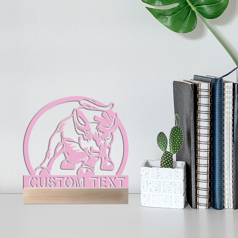1pc Simple OX or bull Customiz - مراجعة Art Craft Names وسعره