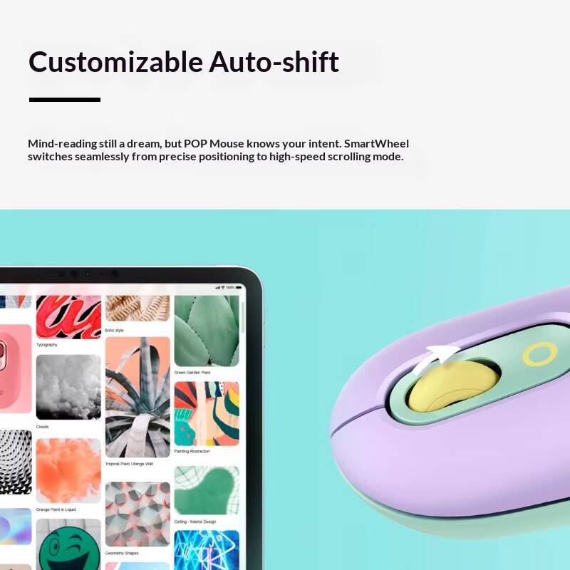 Logitech M350 POP Pebble Mouse - مراجعة Art Craft Optical وسعره