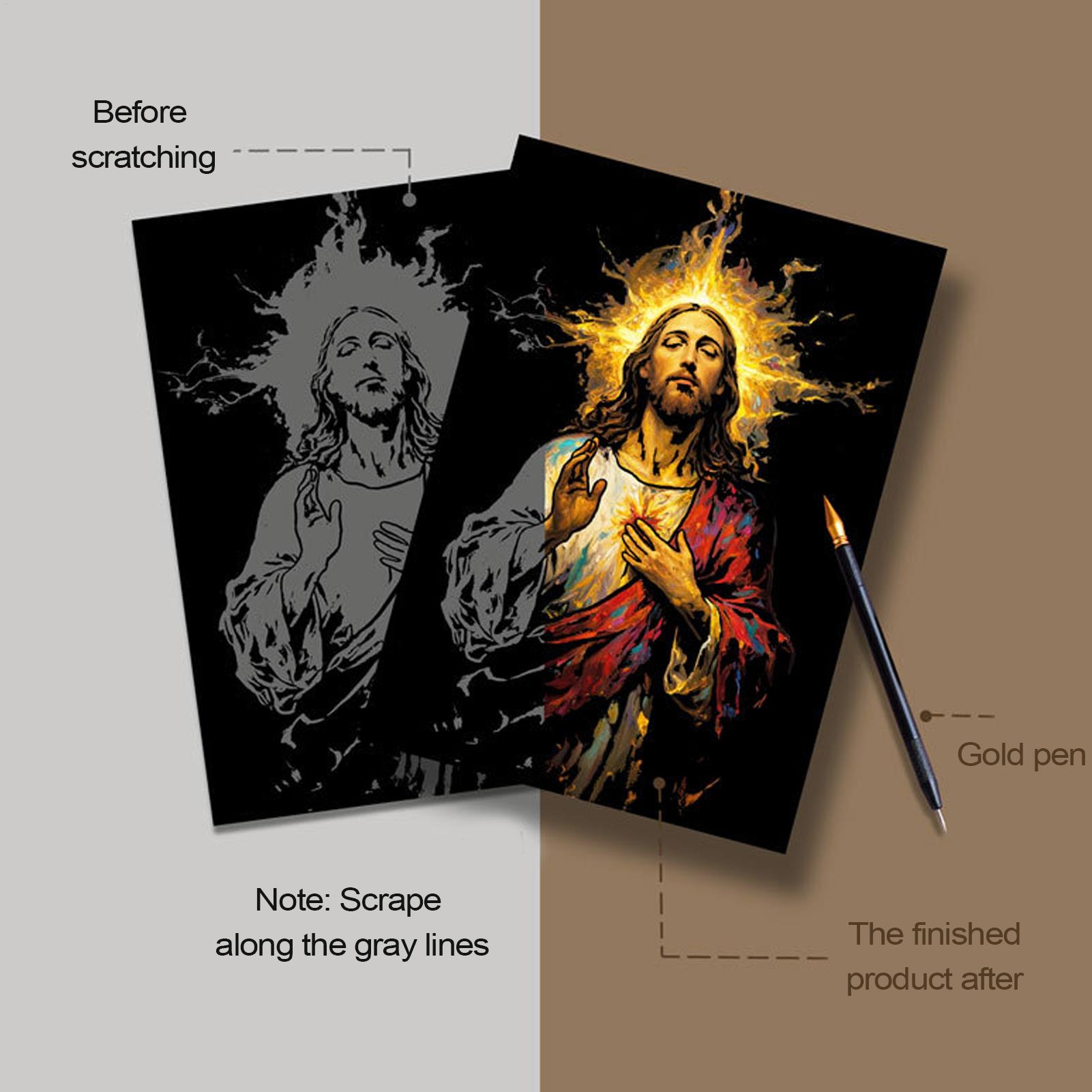 Scratch Book Jesus Scratch Pai - مراجعة Art Craft Activities وسعره