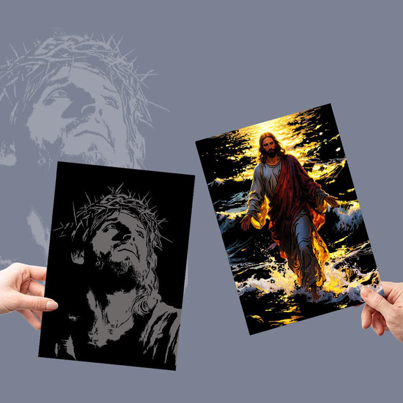 Scratch Book Jesus Scratch Pai - مراجعة Art Craft Activities وسعره