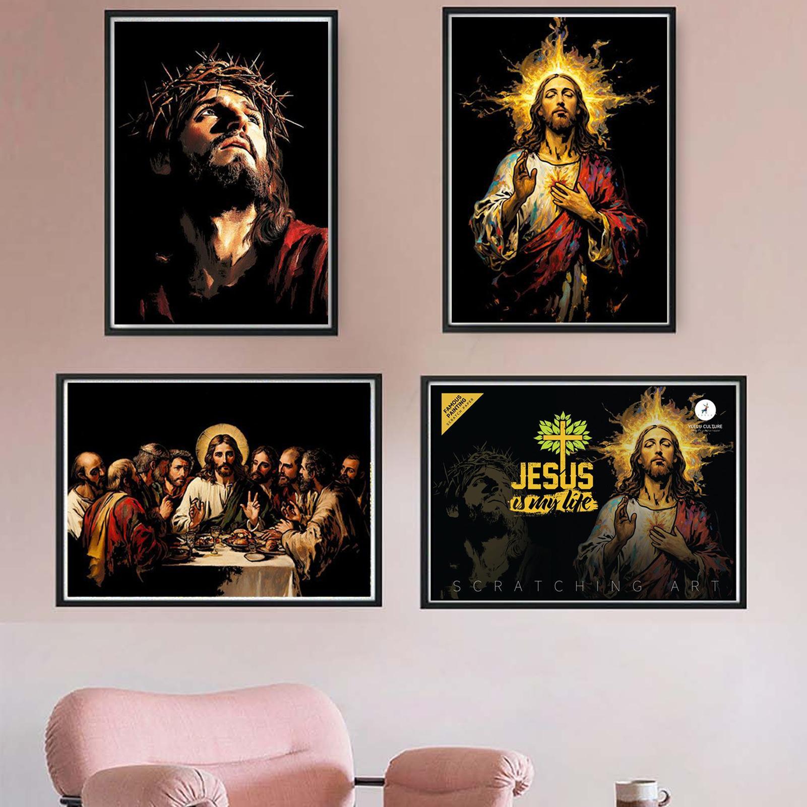 Scratch Book Jesus Scratch Pai - مراجعة Art Craft Activities وسعره