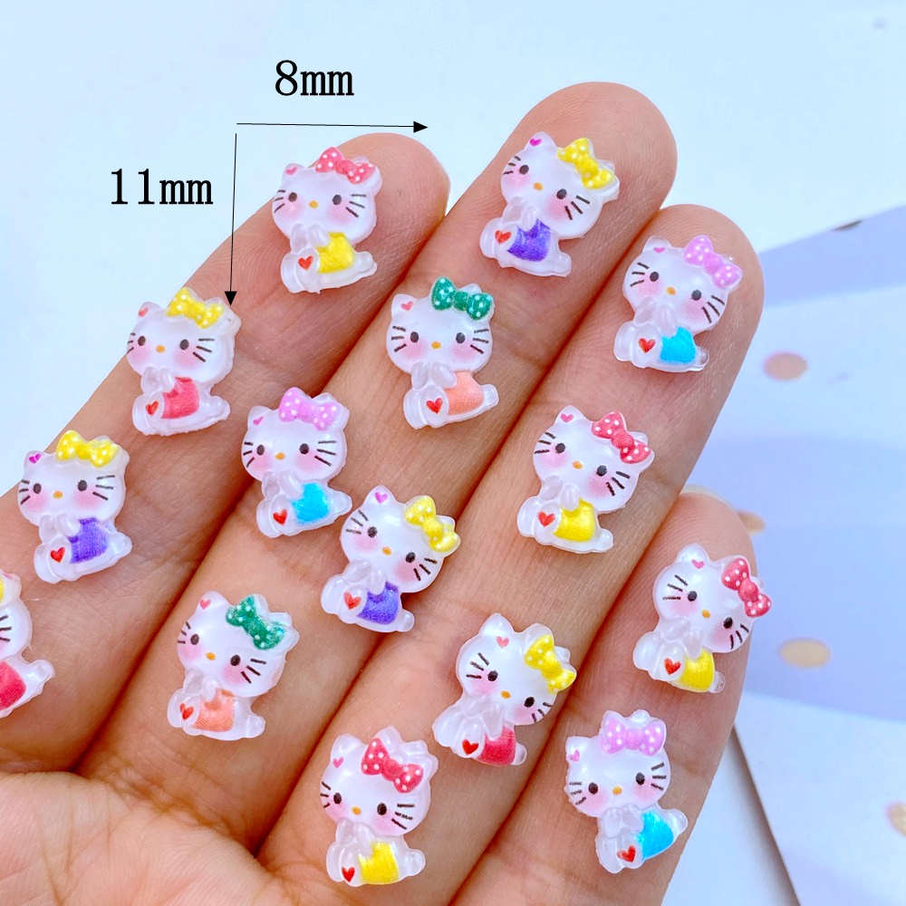 50 pieces of resin shiny mini  - مراجعة Art Craft Cat وسعره