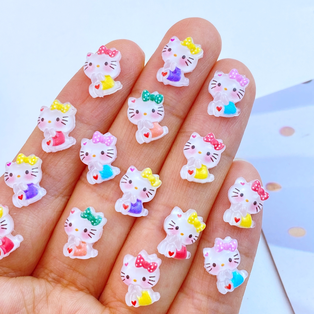 50 pieces of resin shiny mini  - مراجعة Art Craft Cat وسعره