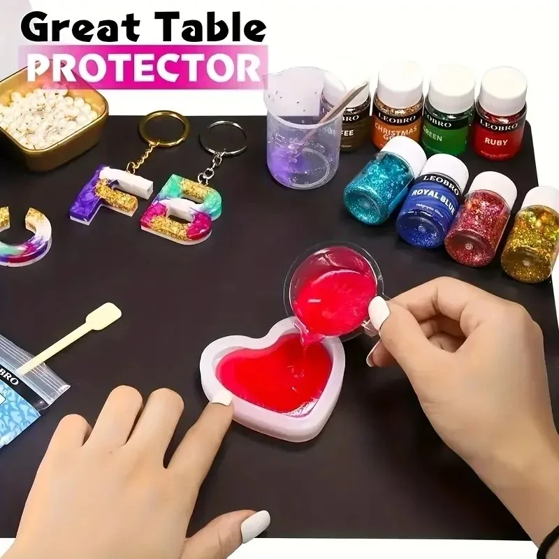 Different Color Large Silicone - مراجعة Art Craft Table وسعره