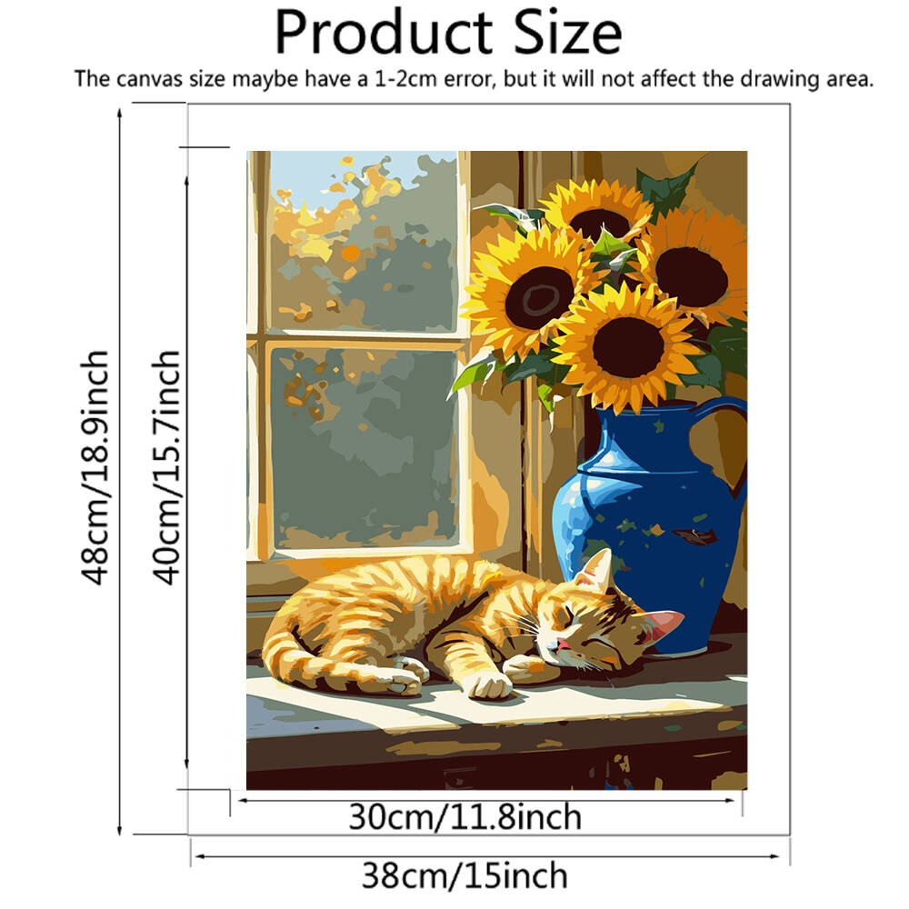 Momoart Animal Painting By Num - مراجعة Art Craft Cat وسعره