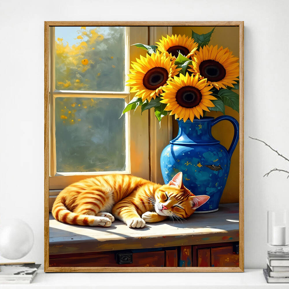 Momoart Animal Painting By Num - مراجعة Art Craft Cat وسعره