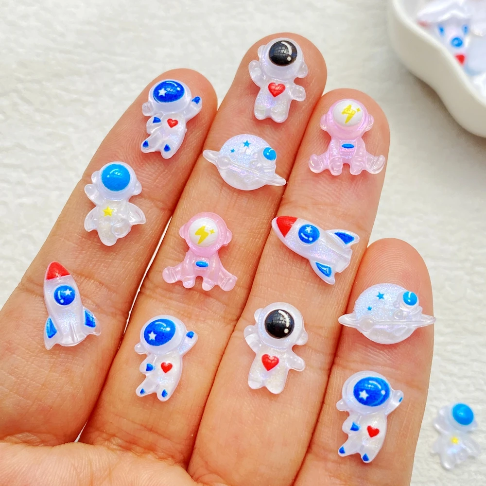 50Pcs Resin Cartoon Mini Shini - مراجعة Art And Craft Rocket وسعره