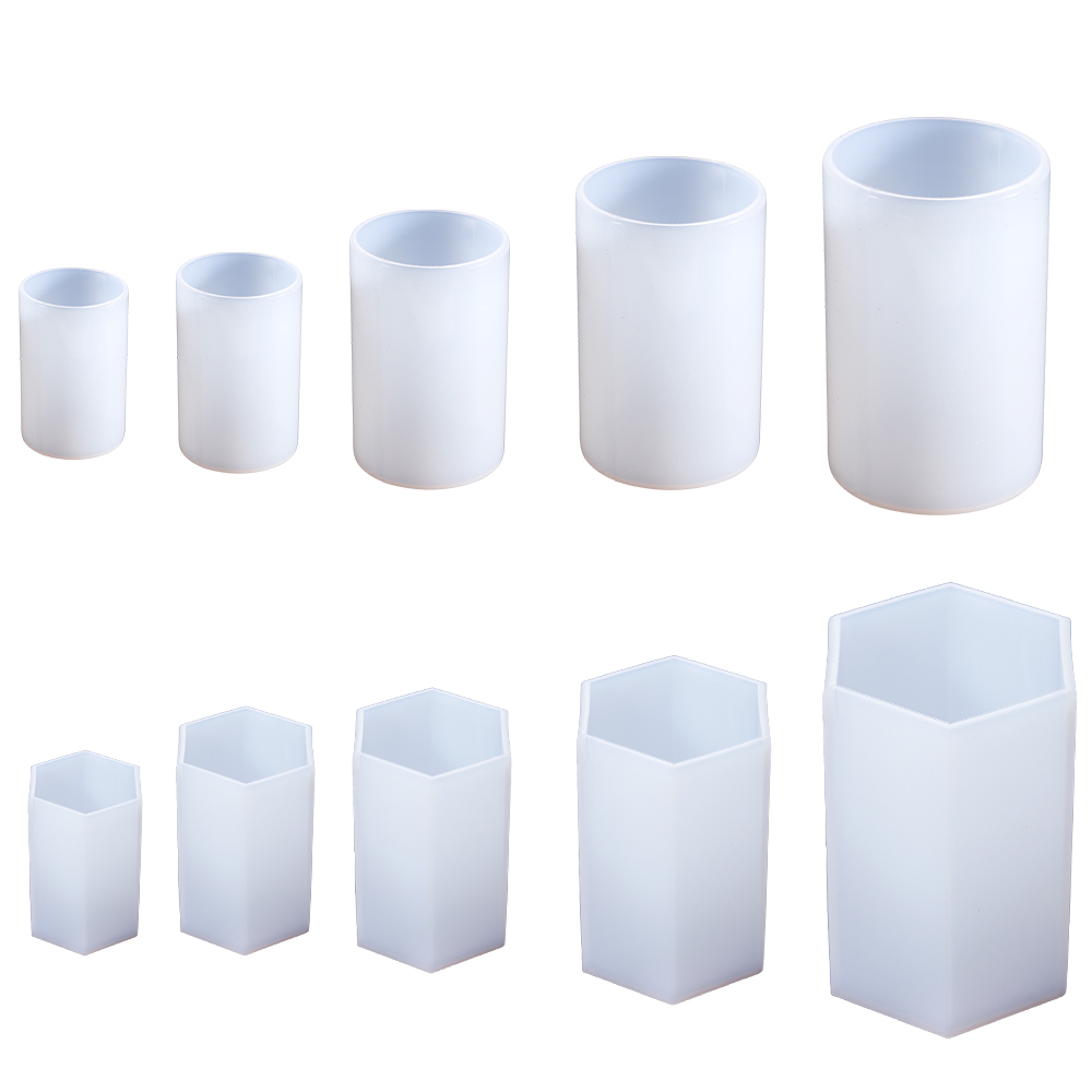 Cylinder Silicone Mold Hexagon - مراجعة Art Craft Table وسعره