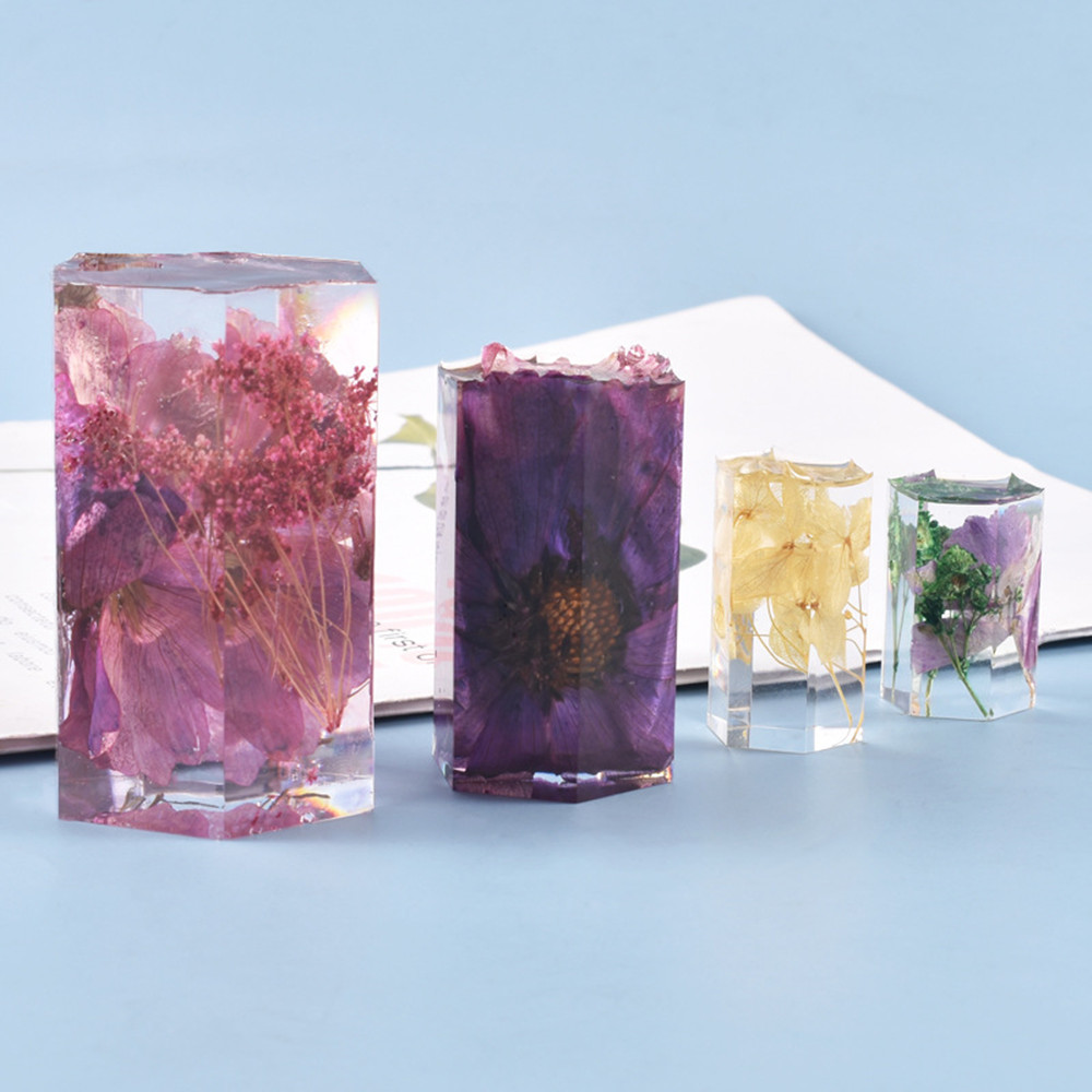 Cylinder Silicone Mold Hexagon - مراجعة Art Craft Table وسعره