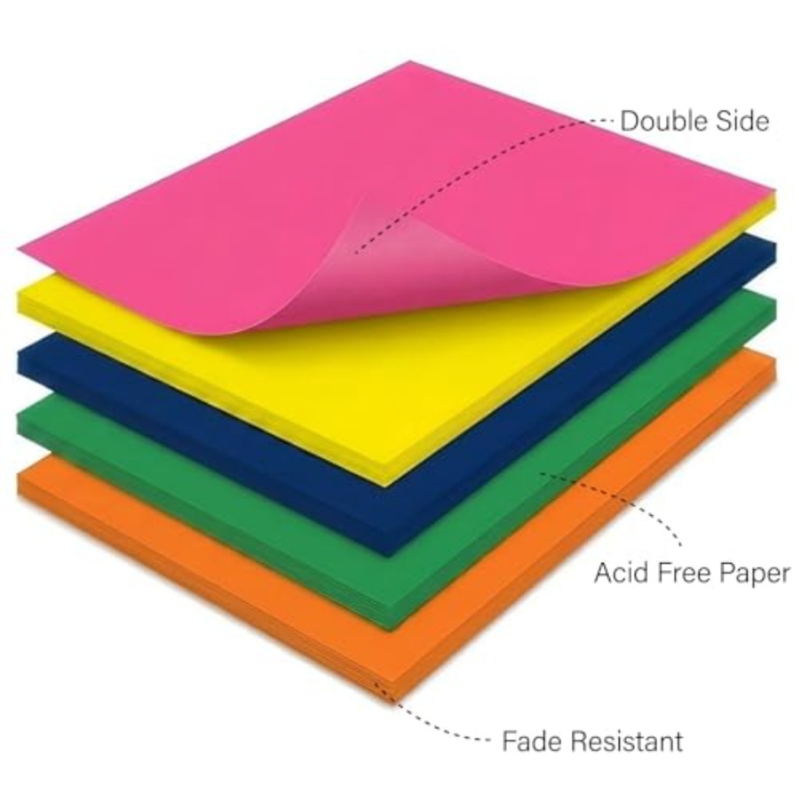 Pcs Poster Board22x28 Colored  - مراجعة Art Craft Using Paper وسعره
