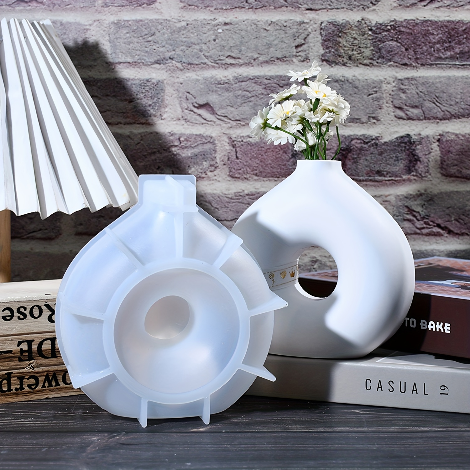 1 DIY Round Vase Silicone Moul - مراجعة Art Craft Vase وسعره
