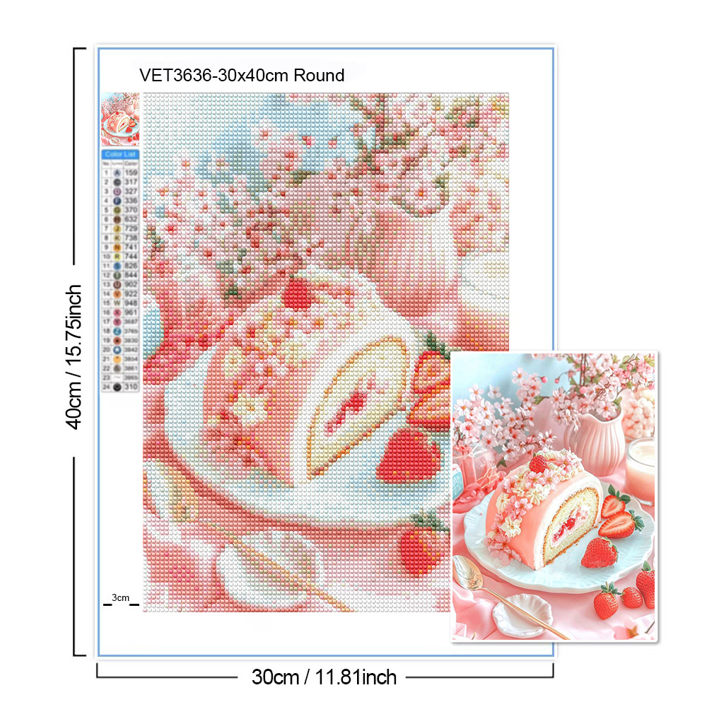 5D Diamond Painting Kits Food  - مراجعة Wallpaper Art And Craft وسعره