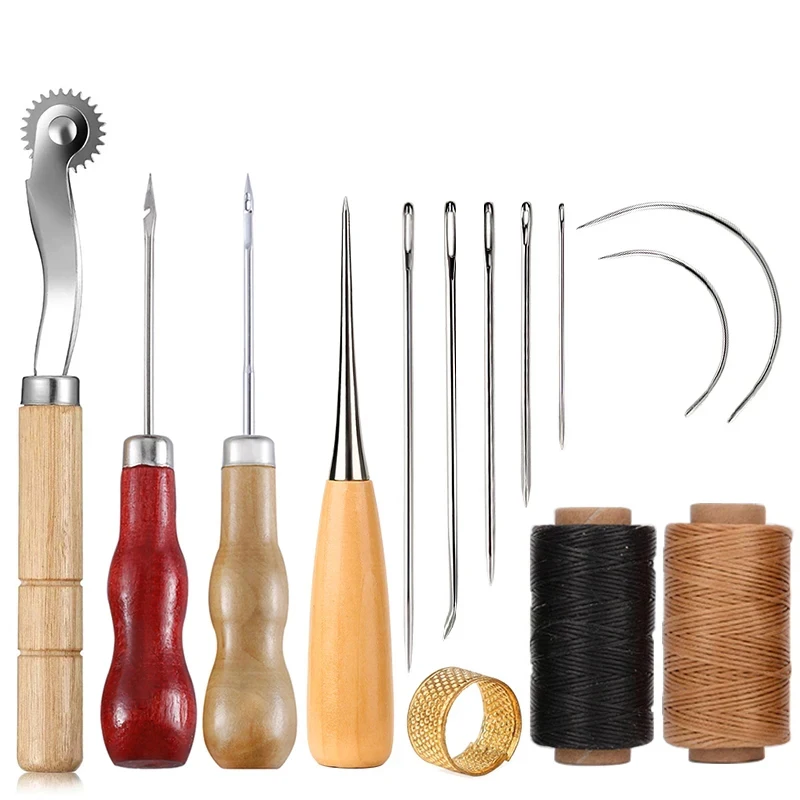 14PCS Leather Craft Sewing Kit - مراجعة Leather Tooling Kit وسعره