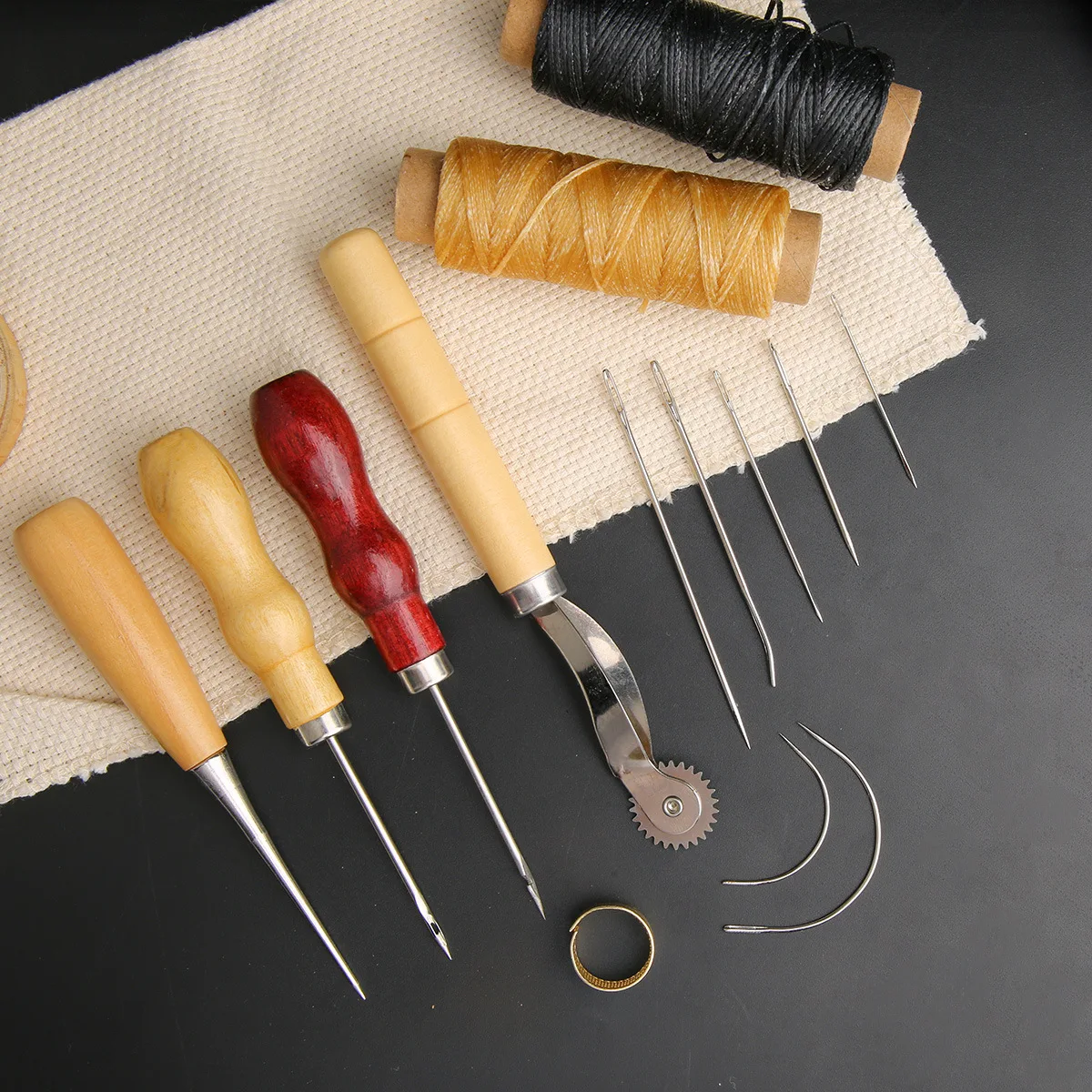 14PCS Leather Craft Sewing Kit - مراجعة Leather Tooling Kit وسعره