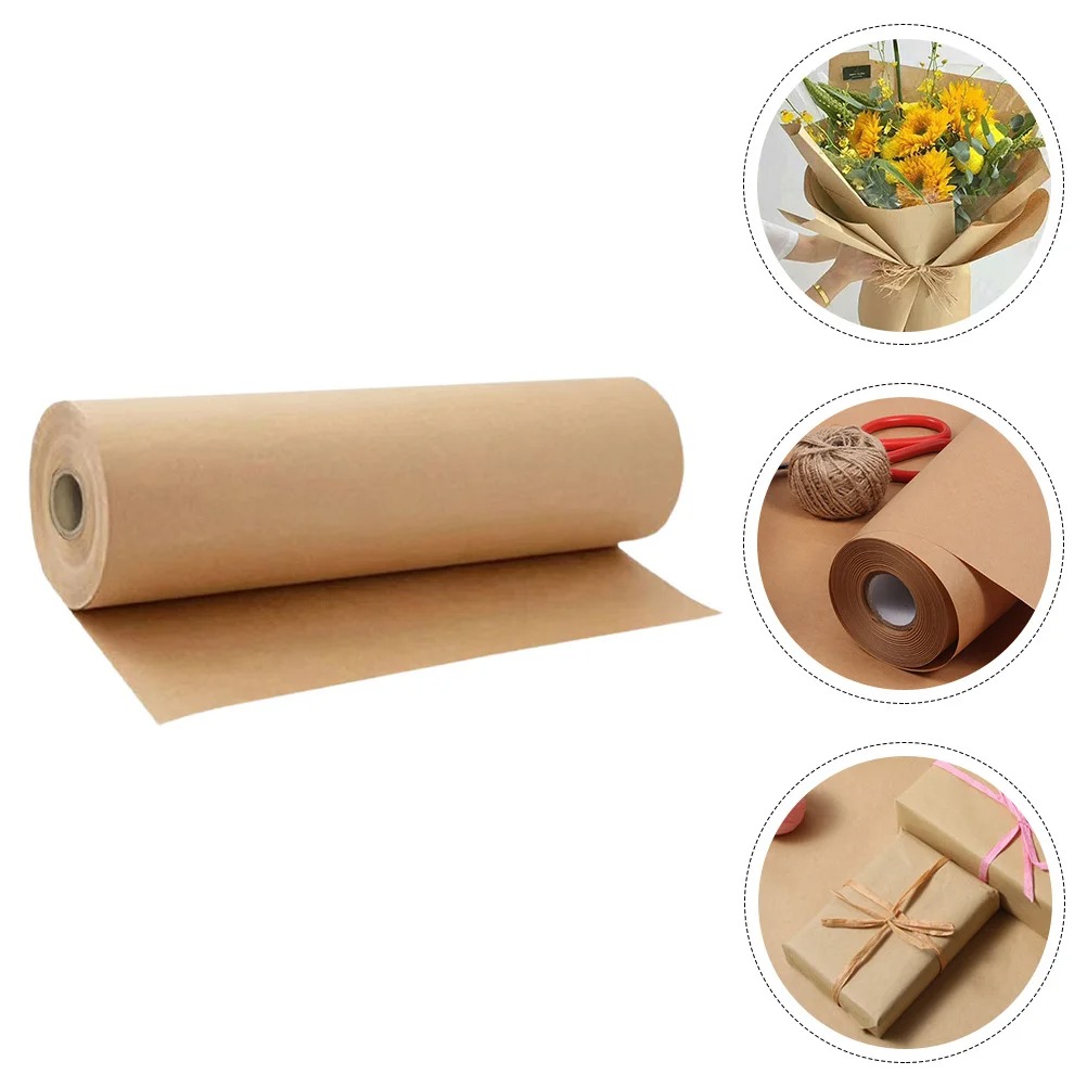 30CM Brown Kraft Paper Ideal f - مراجعة Wallpaper Art And Craft وسعره