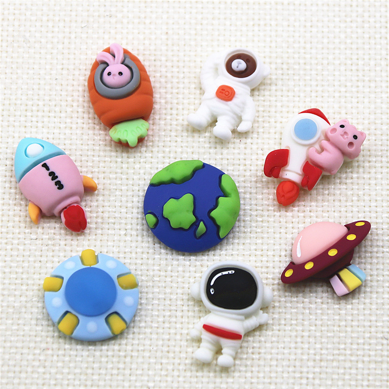 10pcs Resin Space/Astronaut/Ea - مراجعة Art And Craft Rocket وسعره