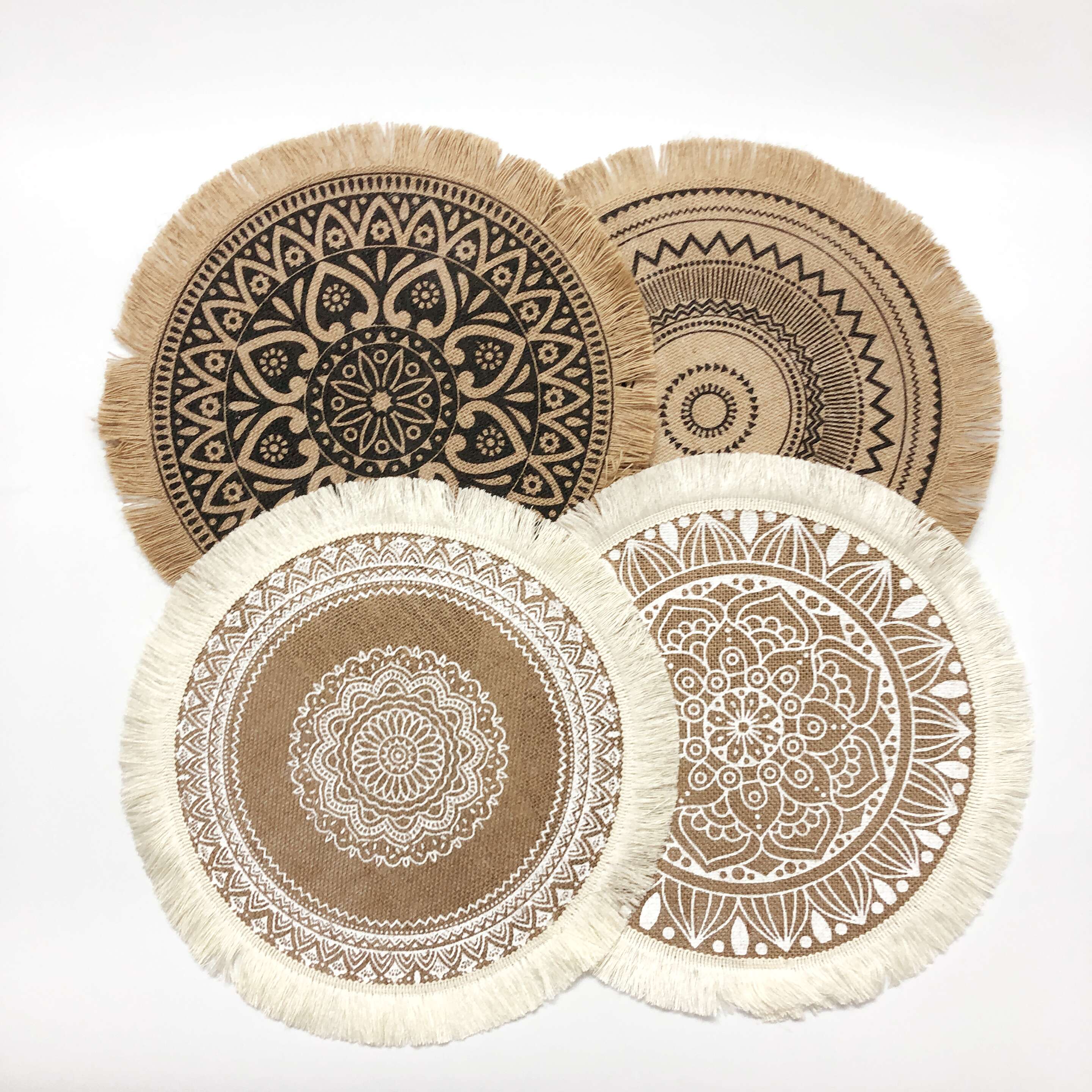 4pcs/6pcs Natural Vintage Jute - مراجعة Art Craft Vase وسعره