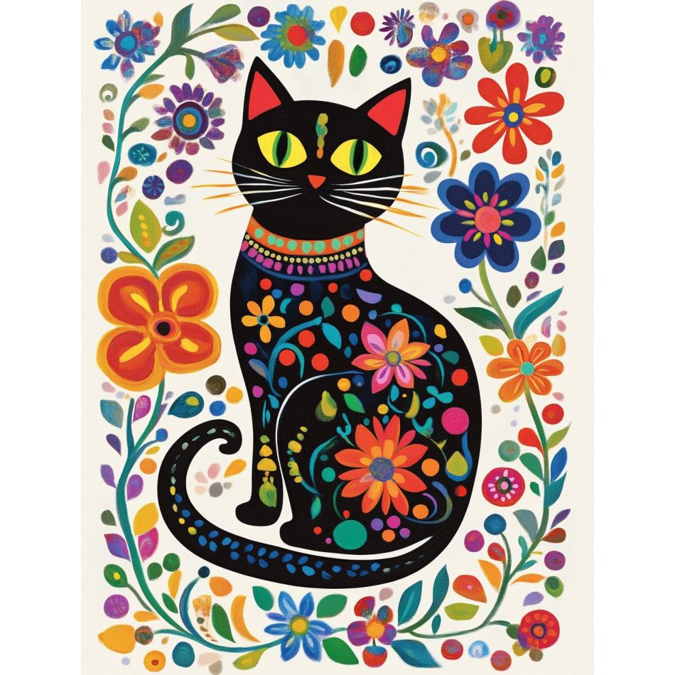 RUOPOTY Calico Cat 5d Diamond  - مراجعة Wallpaper Art And Craft وسعره