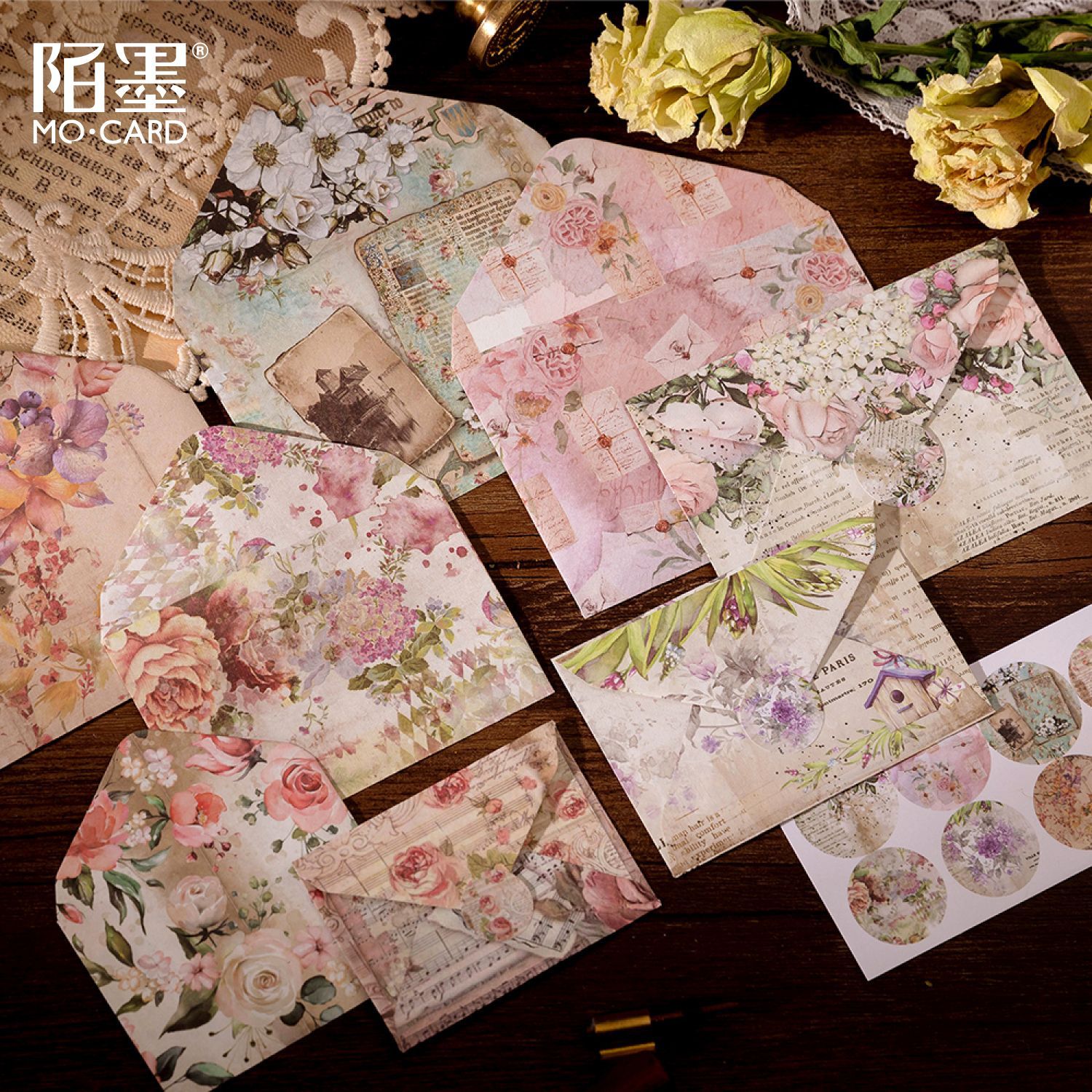 8pcs Vintage Mini envelope set - مراجعة Art Craft Activities وسعره