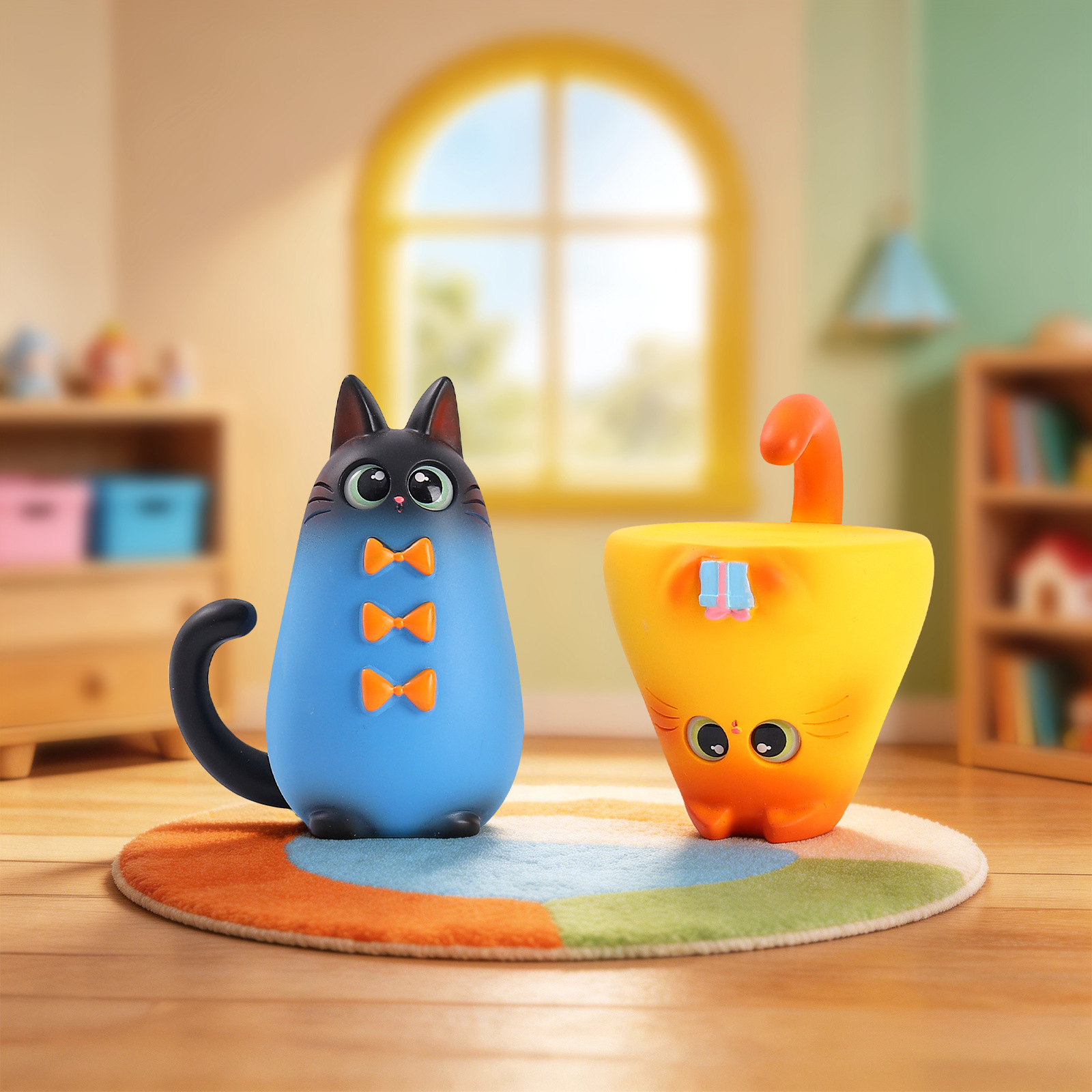 Blind Box Cat Figurine Resin C - مراجعة Art Craft Cat وسعره