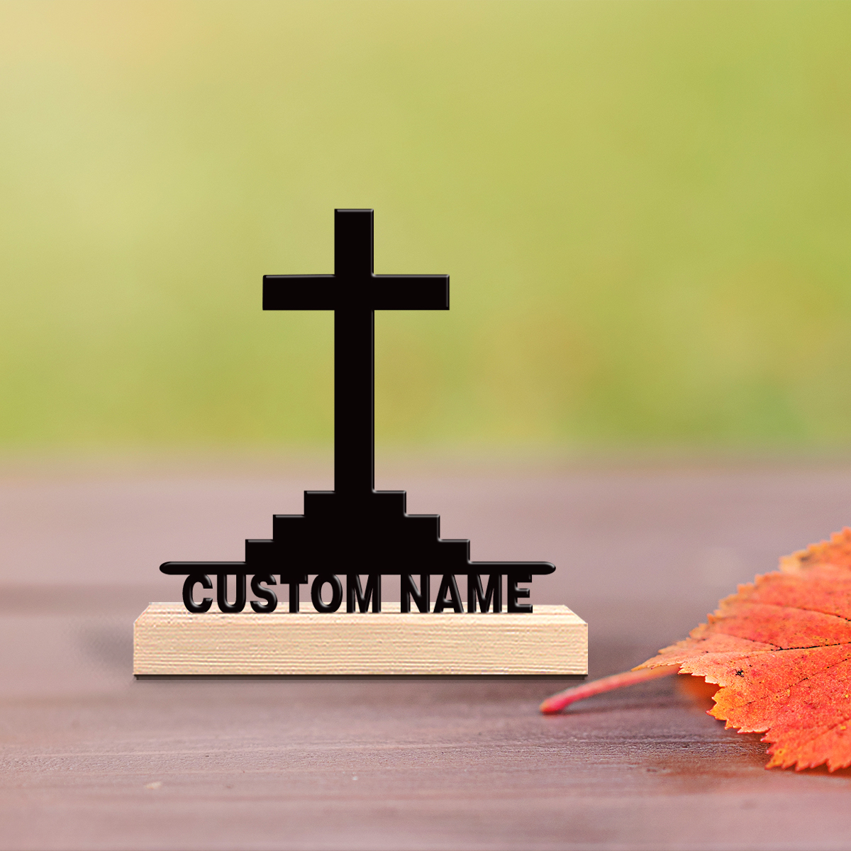 1pc Simple Holy Cross Custom T - مراجعة Art Craft Table وسعره