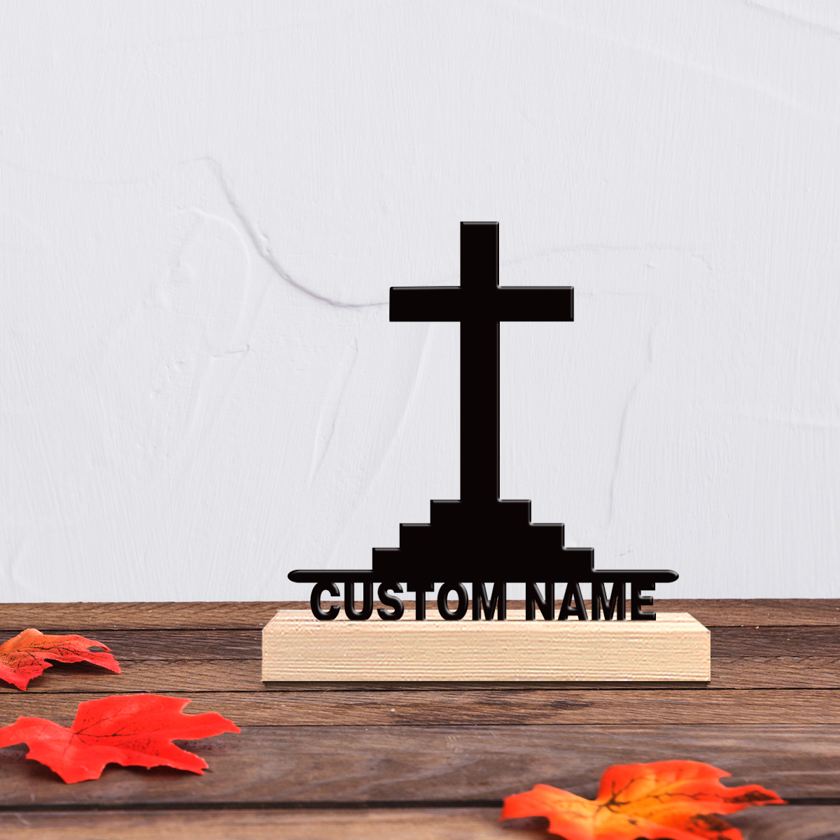 1pc Simple Holy Cross Custom T - مراجعة Art Craft Table وسعره