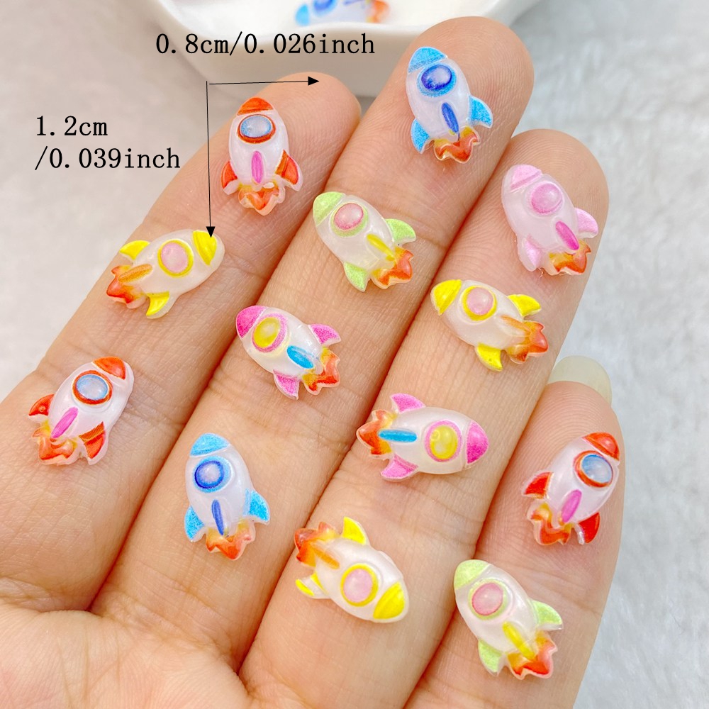 50Pcs New Mixed Nail Art Resin - مراجعة Art And Craft Rocket وسعره