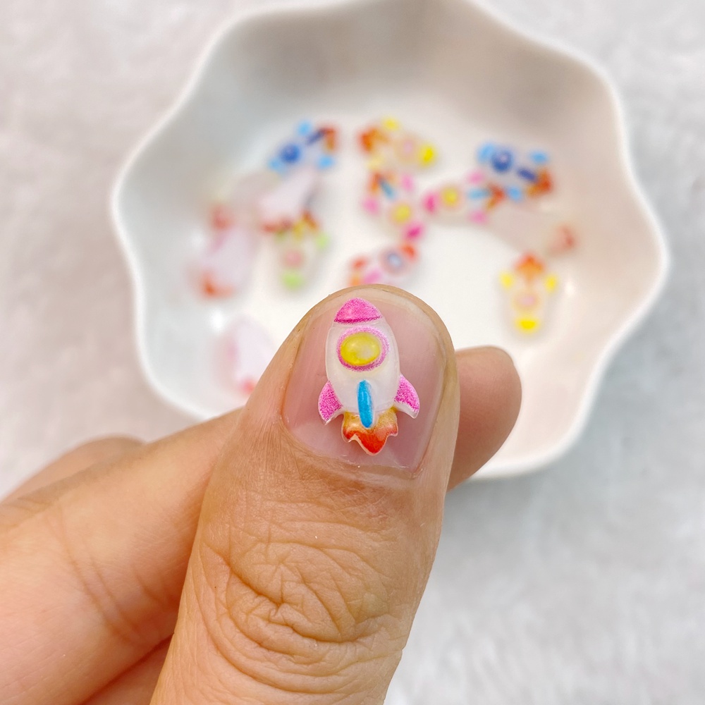 50Pcs New Mixed Nail Art Resin - مراجعة Art And Craft Rocket وسعره