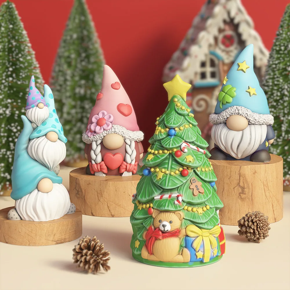 Easter Dwarfs Clay Cement Conc - مراجعة Art Craft Cat وسعره