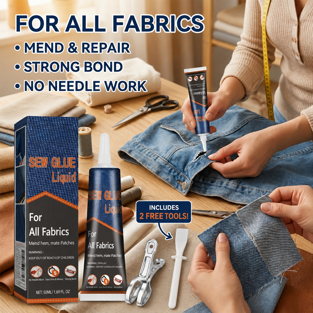 50ml Fabric Sewing Glue Fast D - مراجعة Leather Tooling Kit وسعره