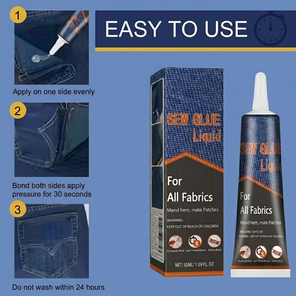 50ml Fabric Sewing Glue Fast D - مراجعة Leather Tooling Kit وسعره