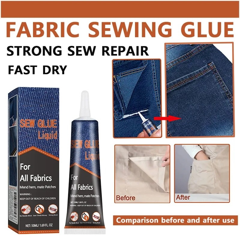 50ml Fabric Sewing Glue Fast D - مراجعة Leather Tooling Kit وسعره