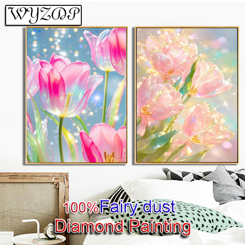 Crystal Tulip 100% Fairy Dust  - مراجعة Wallpaper Art And Craft وسعره