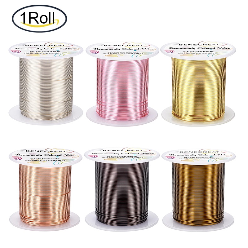 0.6/0.8/1/mm Jewelry Beading W - مراجعة Art Craft Wire وسعره