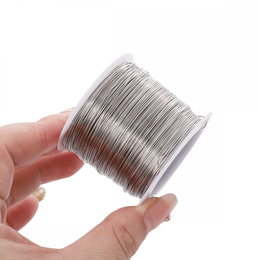 1 Roll Stainless Steel Beading - مراجعة Art Craft Wire وسعره