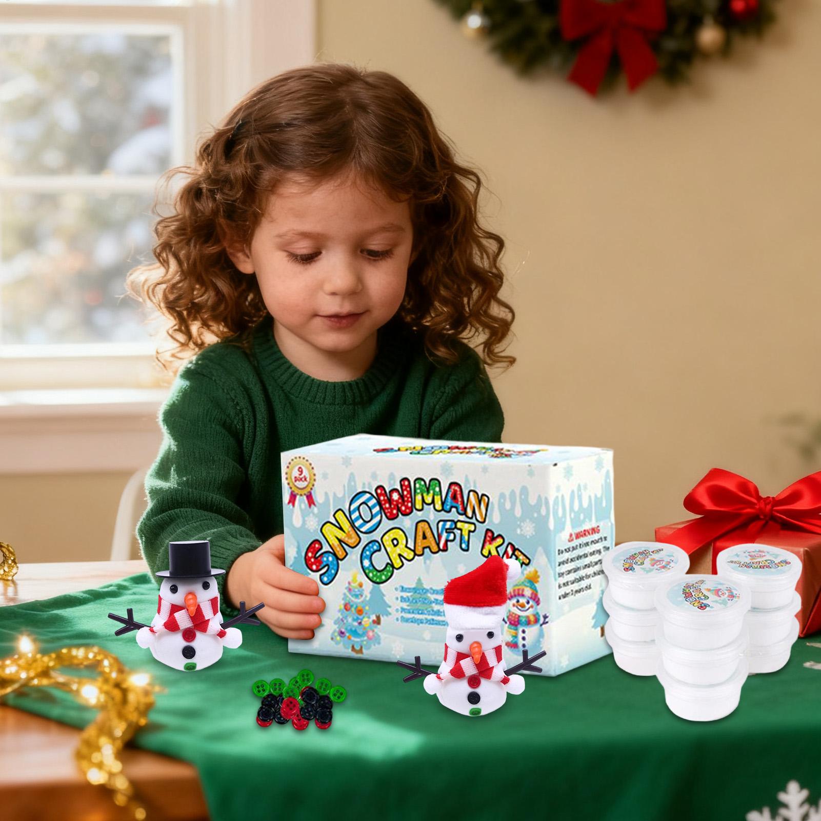 Build A Snowman Kit No Snow In - مراجعة Art Craft Activities وسعره