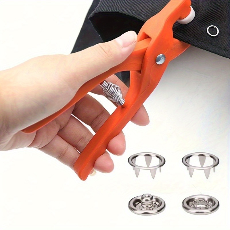 Buttons Snap FastenerSet 1 Pie - مراجعة Leather Tooling Kit وسعره