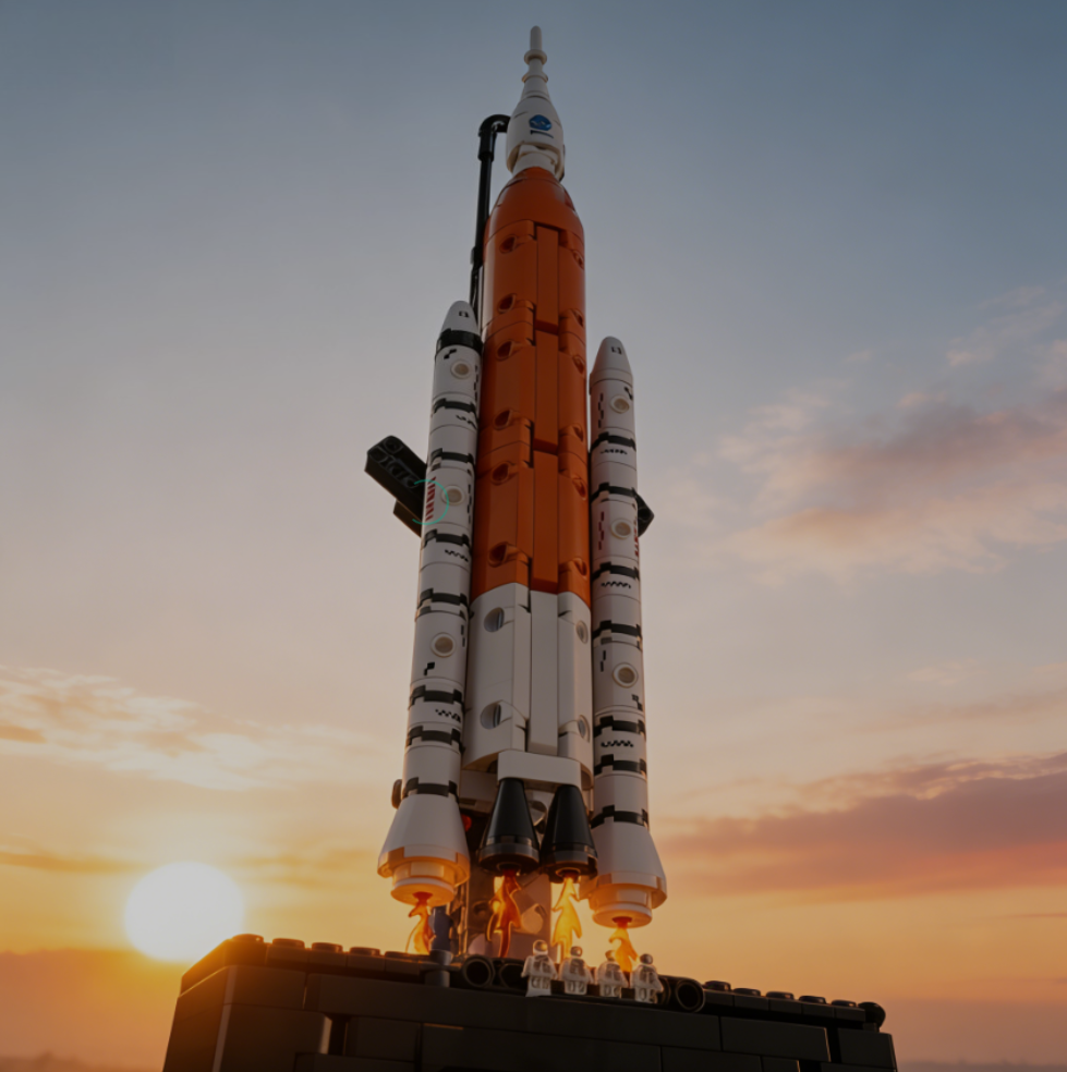 632pcs 42221 Space Rocket Buil - مراجعة Art And Craft Rocket وسعره