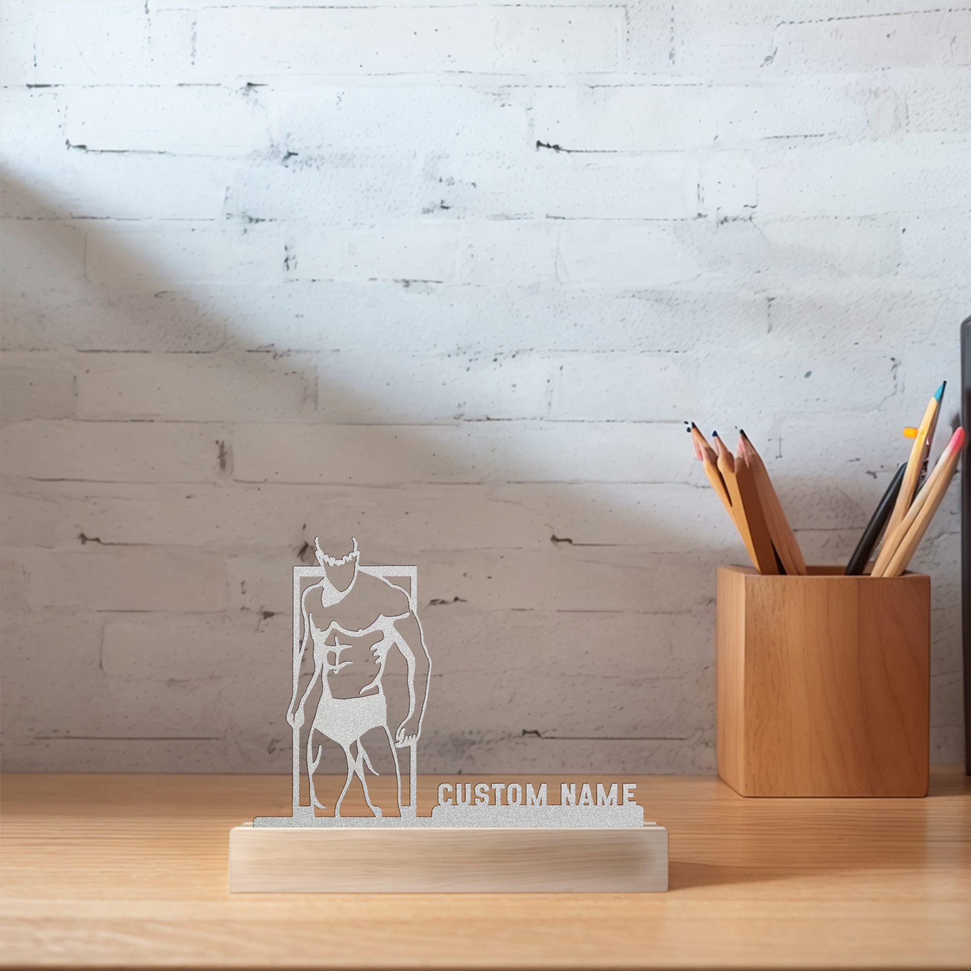 1pc Abstract Muscle Warrior Cu - مراجعة Art Craft Names وسعره