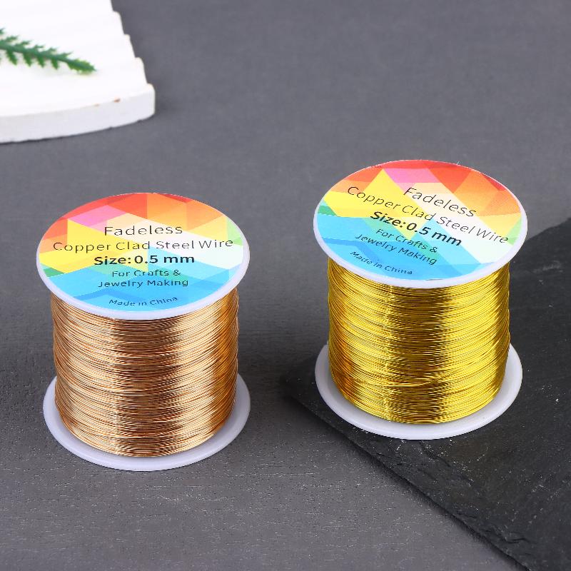 100m/328ft Fadeless Copper Cla - مراجعة Art Craft Wire وسعره